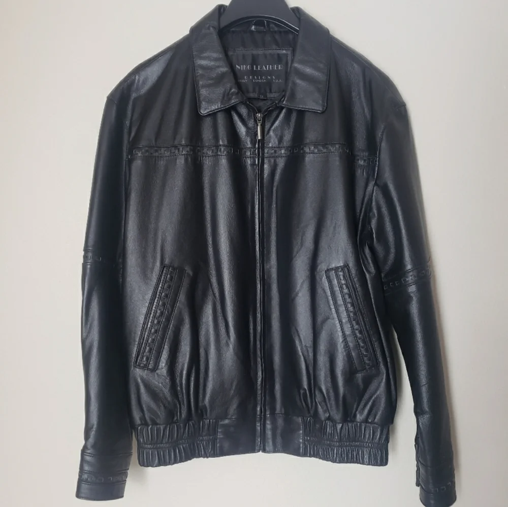 Vintage Niko Genuine Leather Designs Jacket